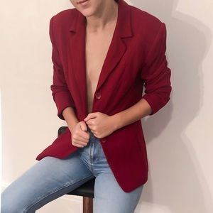 Red blazer